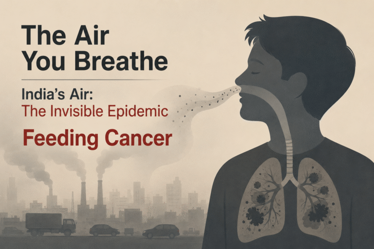 The Air You Breathe India’s Air: The Invisible Epidemic Feeding Cancer