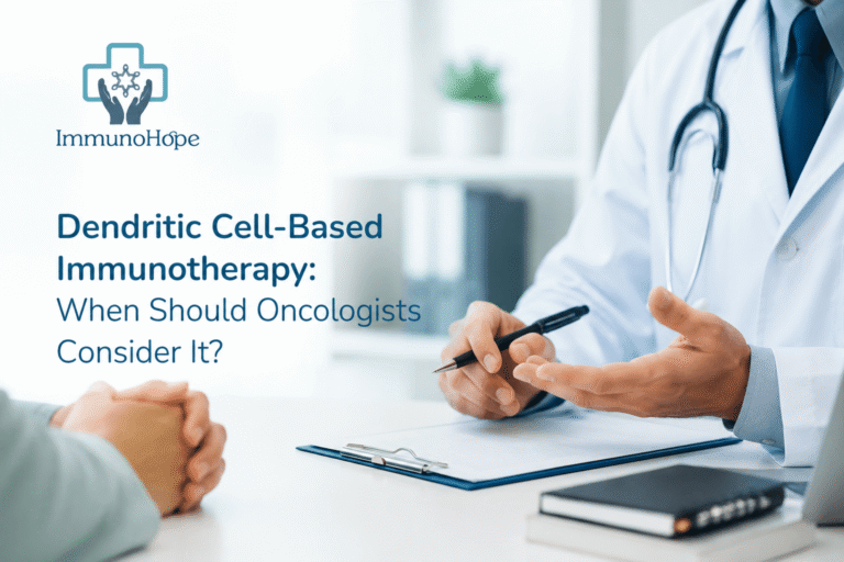 Dendritic Cell-Based  Immunotherapy: When Should  Oncologists Consider It?